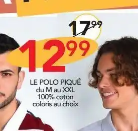Stokomani Le polo piqué offre