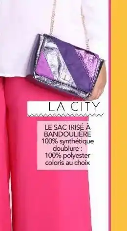 Stokomani Le sac irisé à bandoulière offre