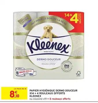 Intermarché PAPIER HYGIÉNIQUE DERMO DOUCEUR offre