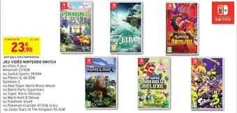 Intermarché JEU VIDÉO NINTENDO SWITCH offre
