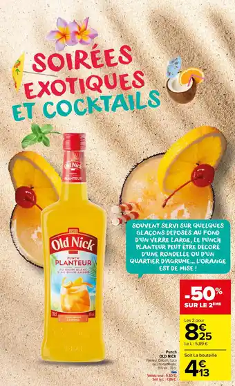 Carrefour Punch OLD NICK offre