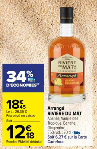 Carrefour Arrangé RIVIÈRE DU MÂT offre
