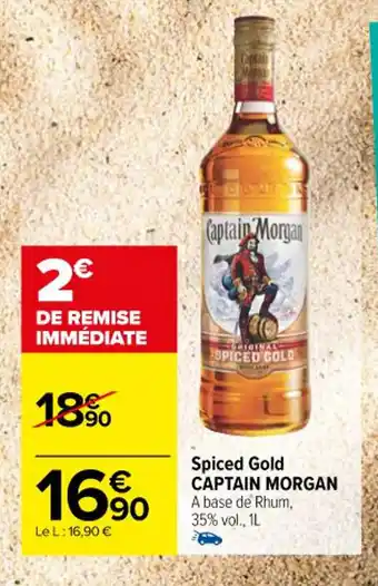 Carrefour Spiced Gold CAPTAIN MORGAN offre