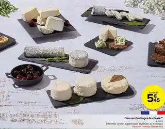 Carrefour Foire aux fromages de chèvre(m) offre
