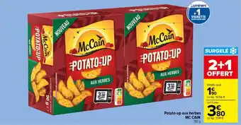 Carrefour Potato-up aux herbes MC CAIN offre