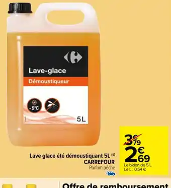 Carrefour Lave glace été démoustiquant 5L (d) offre