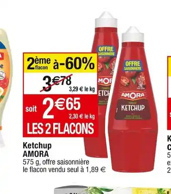 Cora x Carrefour Ketchup AMORA offre
