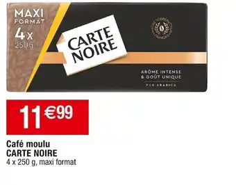 Cora x Carrefour Café moulu CARTE NOIRE offre