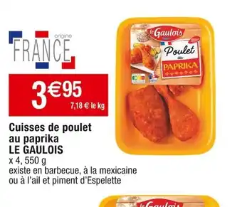 Cora x Carrefour Cuisses de poulet au paprika offre