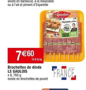 Cora x Carrefour Brochettes de Dinde offre