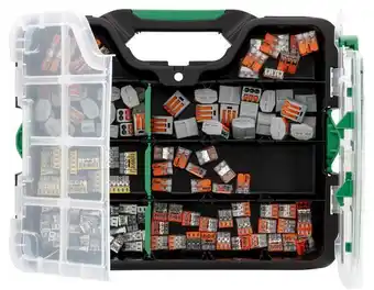 Brico Dépôt Wago malette 130 bornes mixtes s2273 + s221 + s222 offre
