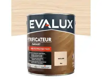 Brico Dépôt Evalux vitrificateur incolore - 2,5 l mat offre