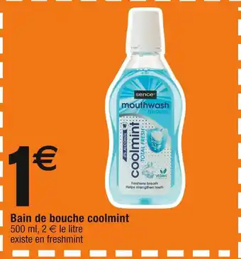 Cora x Carrefour Sence bain de bouche coolmint offre