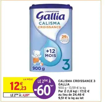 Intermarché Gallia calisma croissance 3 offre