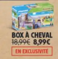 Intermarché Playmobil box à cheval offre