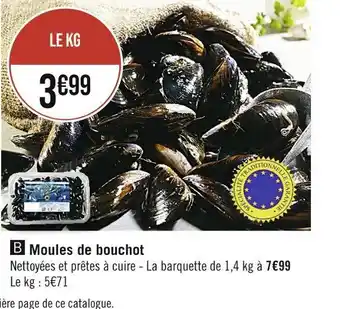 Casino Supermarchés Moules de bouchot offre