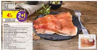 Intermarché Negroni speck offre