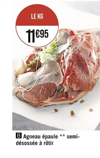 Casino Supermarchés Agneau épaule semi-désossée à rôtir offre