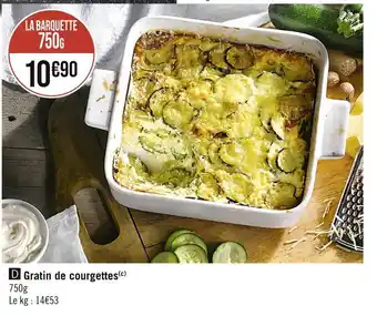 Gratin de courgettes