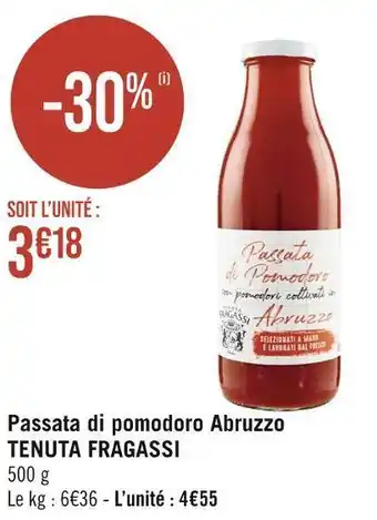 Tenuta fragassi passata di pomodoro abruzzo