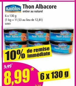 Norma Thon albacore offre