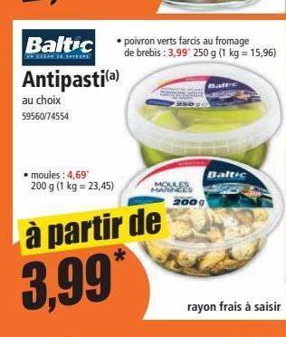 Norma Antipasti offre