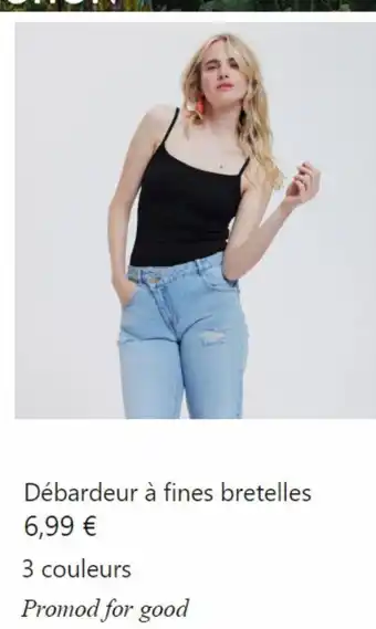 Débardeur à fines bretelles