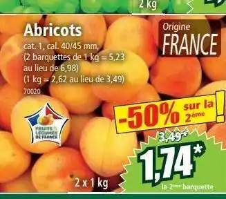 Norma Abricots offre