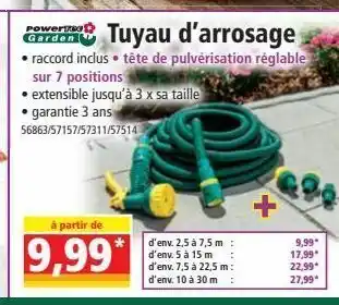 Norma Tuyau d'arrosage offre