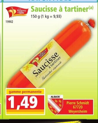 Norma Saucisse à tartiner(a) offre