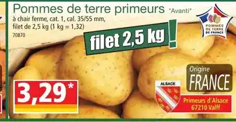 Norma Pommes de terre primeurs "Avanti" offre