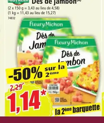 Norma Des de Jam Fleury Michon offre