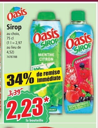 Norma Oasis Sirop offre