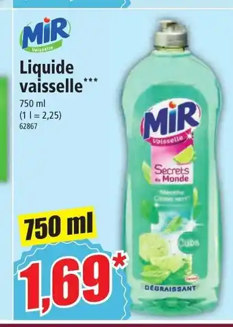 Norma MIR Liquide vaisselle** offre