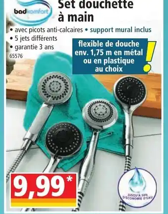 Norma Set douchette à main offre