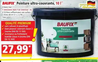 Norma BAUFIX® Peinture ultra-couvrante, 10 l** offre
