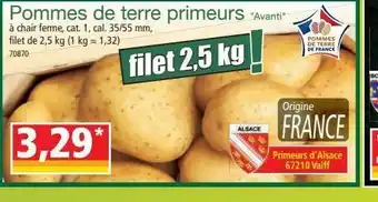 Norma Pommes de terre primeurs offre