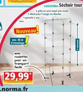 Norma Séchoir tour offre
