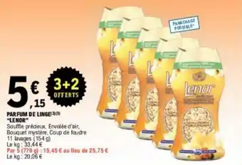 E.Leclerc PARFUM DE LINGE(20) "LENOR" offre