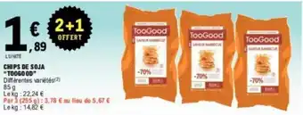 E.Leclerc CHIPS DE SOJA "TOOGOOD" offre