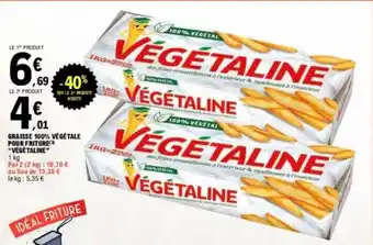 E.Leclerc GRAISSE 100% VÉGÉTALE POUR FRITURE "VÉGÉTALINE" offre