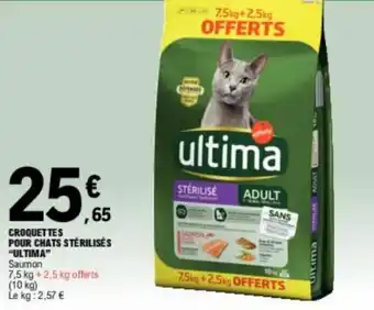 E.Leclerc CROQUETTES POUR CHATS STÉRILISĖS offre