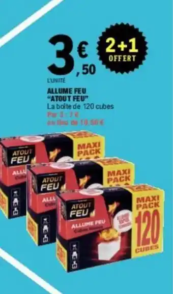 E.Leclerc ALLUME FEU ATOUT FEU offre