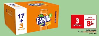 Auchan FANTA ORANGE offre
