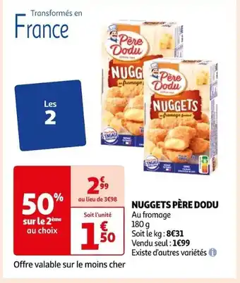 Auchan NUGGETS PÈRE DODU offre