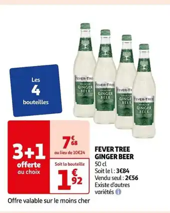Auchan FEVER TREE GINGER BEER 50 cl offre
