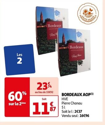Auchan BORDEAUX AOP(¹) offre