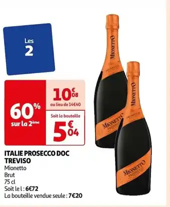 Auchan ITALIE PROSECCO DOC TREVISO offre