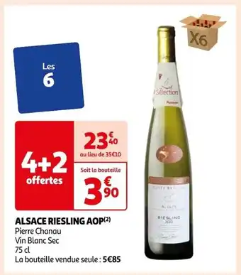 Auchan ALSACE RIESLING AOP(²) offre