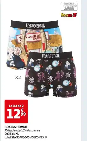 Auchan BOXERS HOMME offre